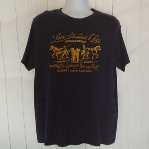 Levi's Men's Gray/Gold T-shirt